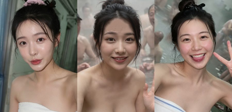 AI色情短剧 独闯男汤大冒险 美女独自前往男澡堂 等待她的将是老屌们轮番狂操