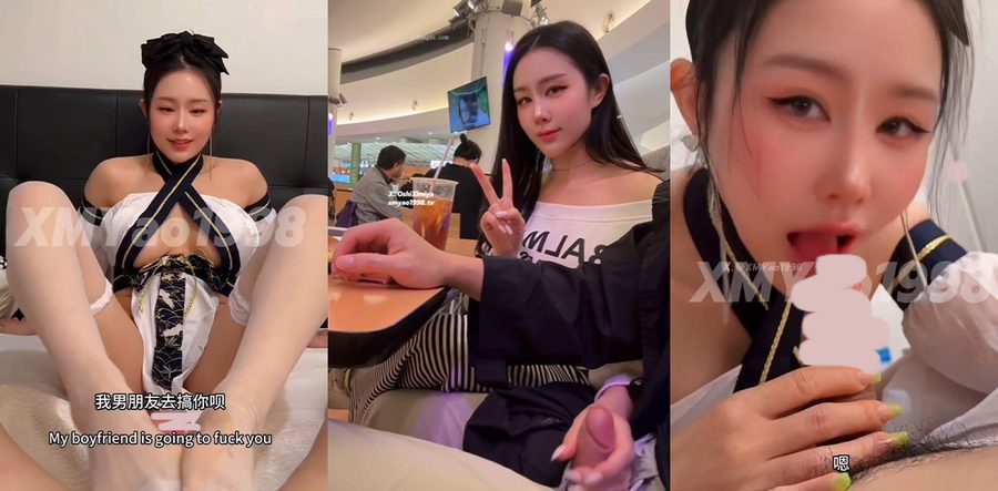 推特性爱大师95后绿帽情侣美腿女王汐梦瑶按摩房大瓜！当众口交骑乘后入内射 被路人夫妻围观吓一跳却越操越骚