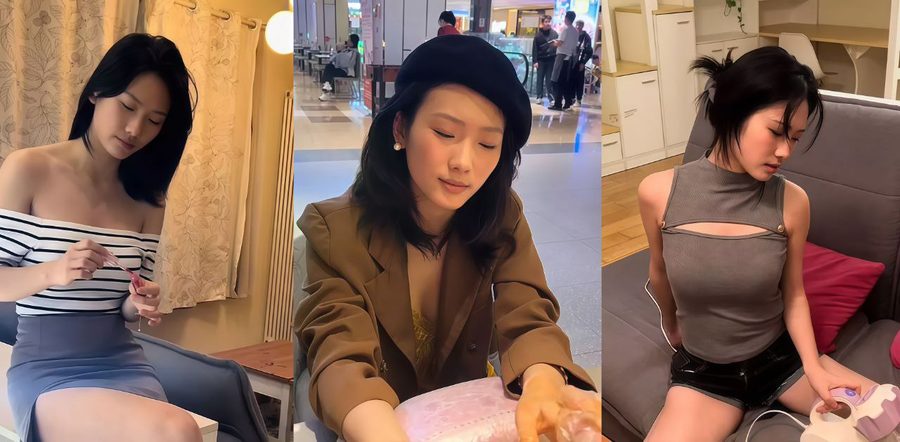 万人求！抖音20W粉“腿精本精“御姐 银行 早年下海视频遭曝光！极品尤物雪白胴体被随意玩弄！
