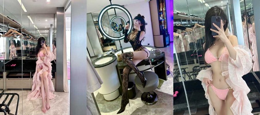 抖音200万粉清纯女神kiko温软塌房！黑丝情趣深喉到根 后入狂顶大长腿仙女人设彻底碎了？