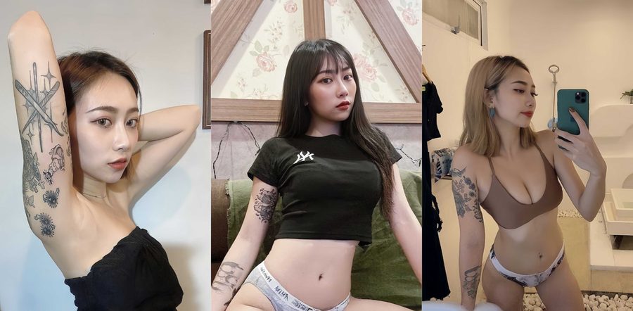 高颜值个性纹身小姐姐 谢依慧 SM性爱调教视频泄密！极度反差淫荡骚母狗被男友各种姿势爆操 淫叫不止