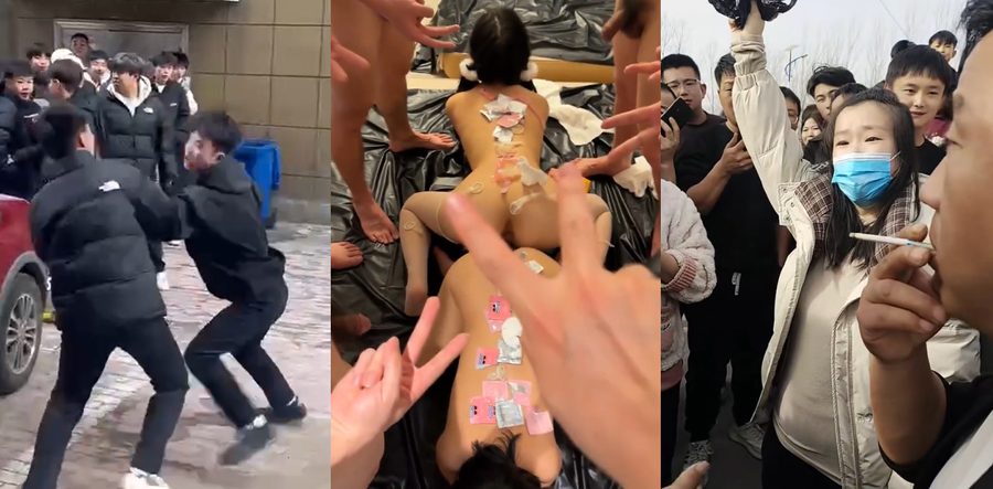 全网视频首发！河北魏县郝村7男2女聚众淫乱事件全曝光，女子拉同村兄弟开群p被老公抓包！