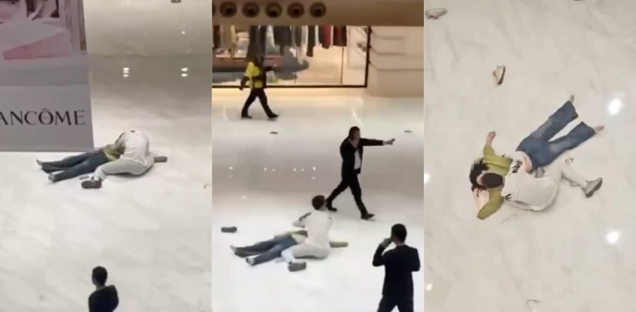 合肥银泰中心坠楼事件，女子因无套做爱意外怀孕，渣男男友不想负责冲动之下跳楼身亡！