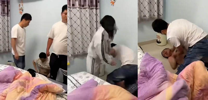 网友跪求的莱芜抓小三5分25秒完整视频流出 现场狠抓原配怒怼小三 场面十分激烈