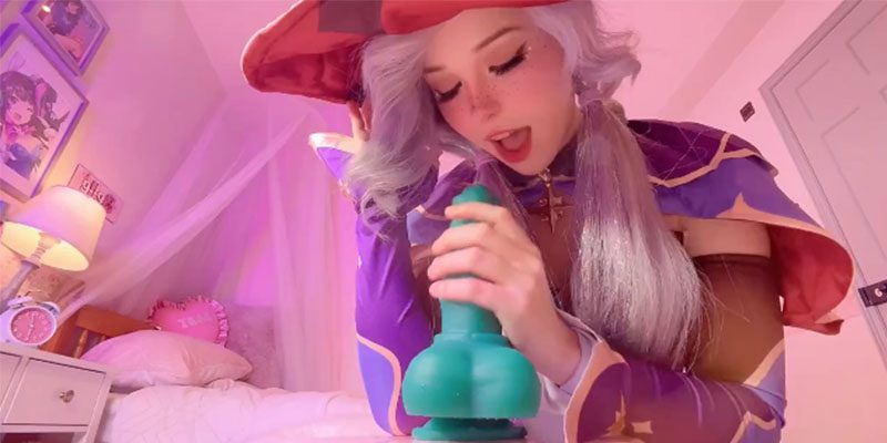 OnlyFans女巫Creamy-Spot自慰，神秘魔女巨乳肥臀在黑暗仪式中疯狂自慰，魔杖与手指双重侵入视频全网疯传