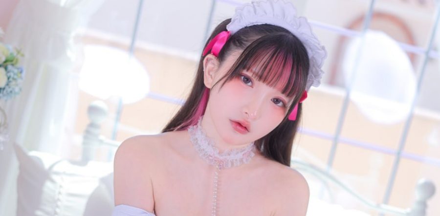 推特福利姬 小丁 粉白女仆装口交内射 珠链束缚跪舔高潮喷水 表情细节超清晰