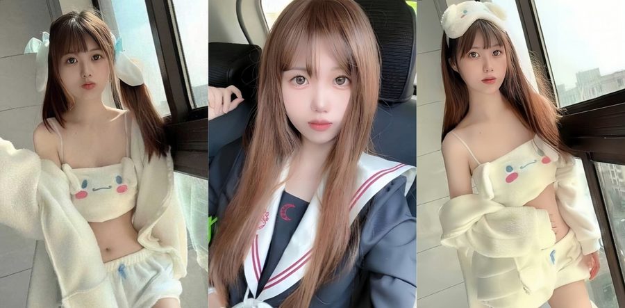 成都东软学院高颜值学生妹 广韶敏 陪玩游戏赚外快 COS装展示娇嫩酮体引金主疯狂