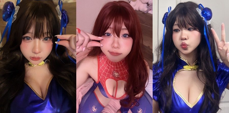 极品巨乳COS福利姬 manekinekoluvu 口交合集 高颜值母狗COS蜘蛛侠+丸子头春丽深喉口爆纯享