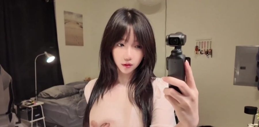 OnlyFans aryminh 透视睡裙自拍露出雪白巨乳 和老公哥们偷情被后入猛干喷水特写
