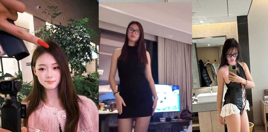 清纯校园女神孙秀与金主包养关系，清纯斯文女大学生私下化身骚浪母狗，雪白巨乳肥美翘臀扭动