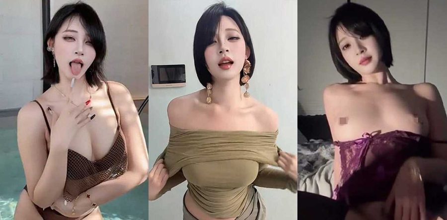 百万粉抖音鹅鹅不雅视频炸裂！情趣内衣假屌自慰狂抖臀 脸穴同框浪叫喷水巨反差！