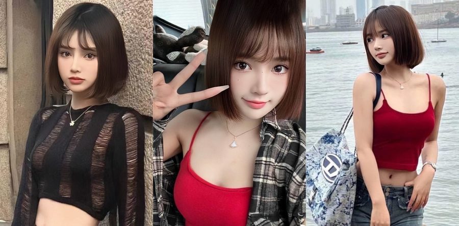 极品高颜值短发嫩妹李诗琪 淫乱性爱酒店群P 被两根大肉棒前后夹击爽的浑身打哆