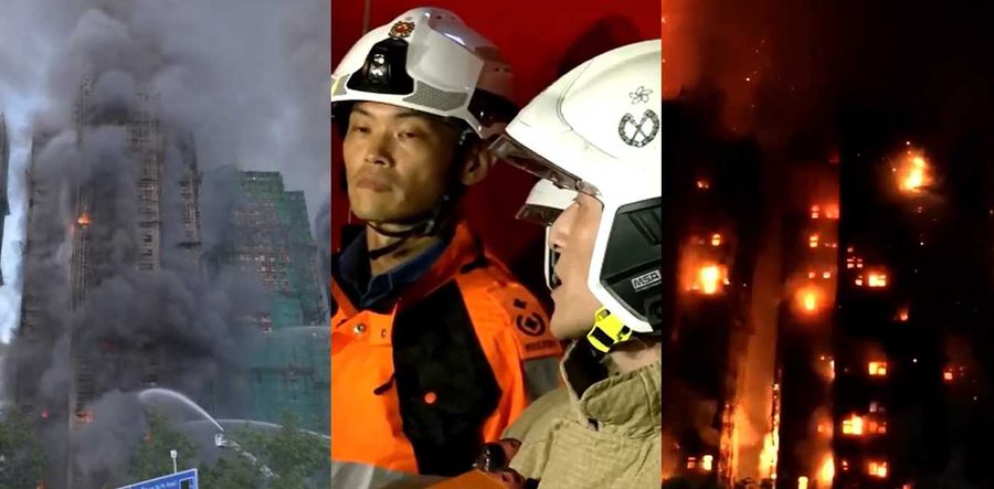 香港大埔宏福苑五级火警酿惨剧 75死76伤创63年纪录
