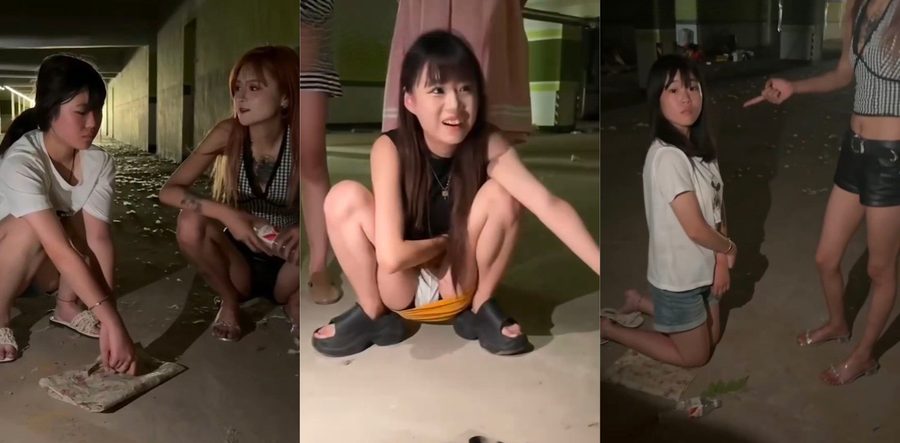 校园霸凌事件视频流出 长相清纯乖巧却惨遭毒手 精神小妹对其拳打脚踢 越打越狠
