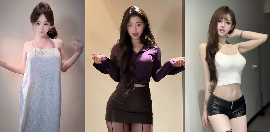 高尔夫摇变装版大长腿女神性感热舞，修长美腿踩点甩臀扭腰巨乳剧烈晃动，抖音爆火热舞合集反差诱惑