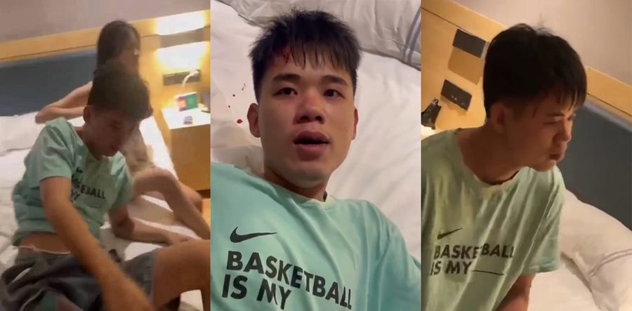 20岁宝妈结婚半年就憋不住！防城港四季酒店偷情被老公当场抓包现场视频流出！