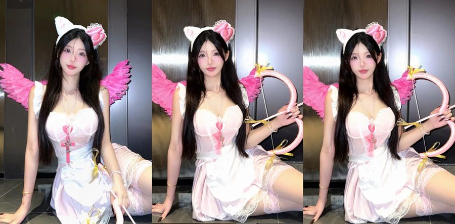 白虎母狗姐姐乳夹狐尾取快递 扶大鸡吧猛坐喷泉 扭腰甩尾高潮晕奶