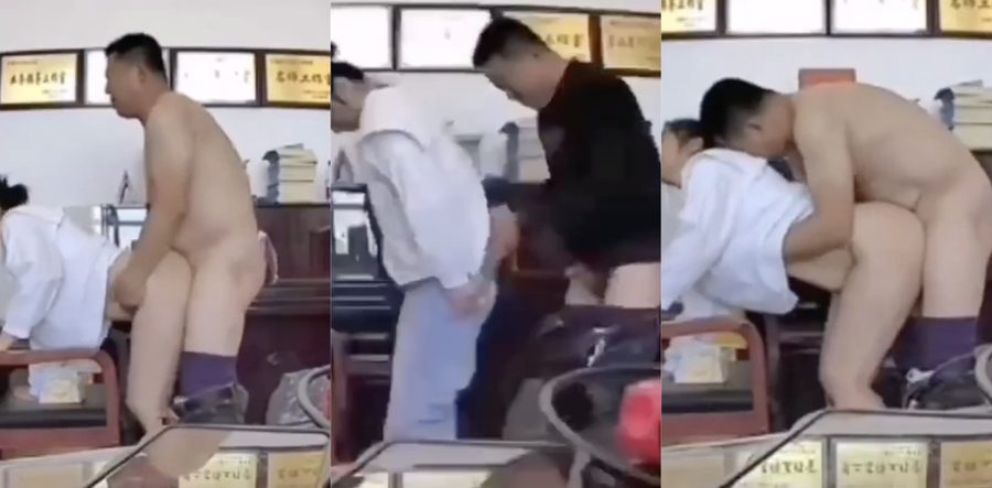 山东潍坊村书记爆操妇女主任监控视频流出 办公室后入爆操深入交流 每年都翻红传爆全网