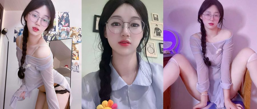 极品良家眼镜妹哓绵大尺度私拍流出 反差嫩妹三点全露 粉嫩乳峰弹跳骚舞狂摇！