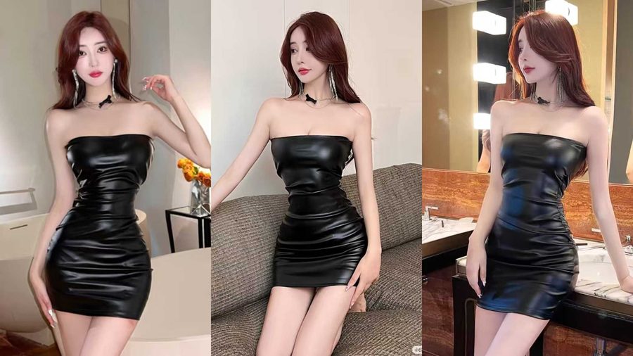 深圳皮衣女王暴力调教男奴 连续大力抽打耳光 皮靴猛踢下体男奴超级配合毫无反抗