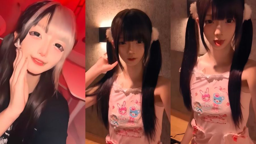 前后夹击爽到爆！广州极品双马尾黄毛精神小妹李丹被富哥兄弟3P 拽着马尾猛干浪叫不停高潮喷个没完