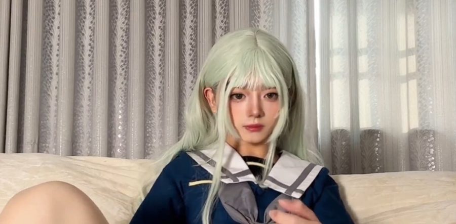推特高颜值TS伪娘 银木偶kiyu JK水手服开腿自慰 粉嫩肛门抠弄高潮 【90000725】