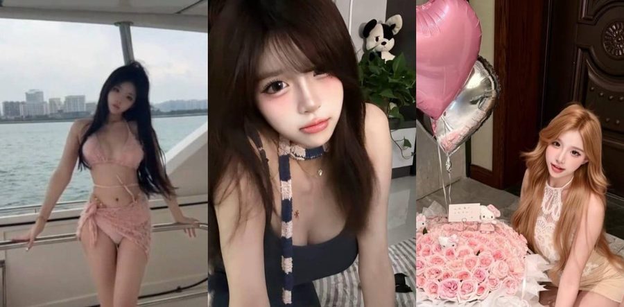 无敌橙子线下陪金主全过程曝光！女网红直播PK时外卖情趣用品被抓包，线上擦边甜妹私下变金主肉便器，超重口陪睡调教视频疑似流出
