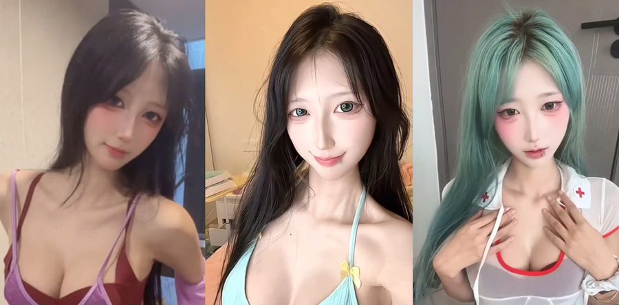 抖音芝士小宝巨乳丝袜足控福利炸了！清纯脸蛋魔鬼身材九头身，付费定制情趣制服太会撩你敢信？