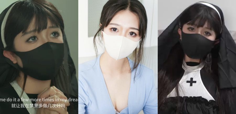 Onlyfans桥本香菜 饥渴修女 黑丝白虎修女的祷告和饥渴的肉棒幻想