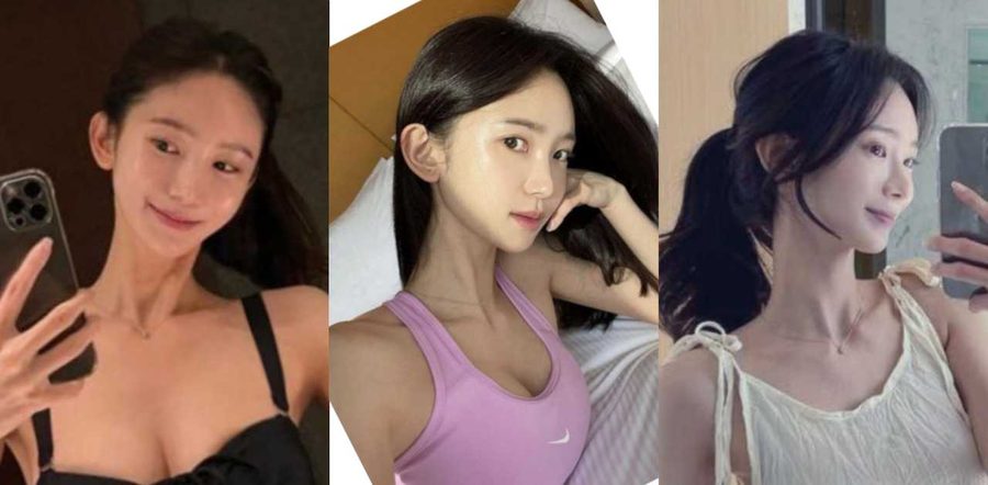 推特超高颜值反差福利姬小村花，镜前后入打桩雪白蜜臀，大长腿白虎嫩穴尤物被干到喷水潮吹！