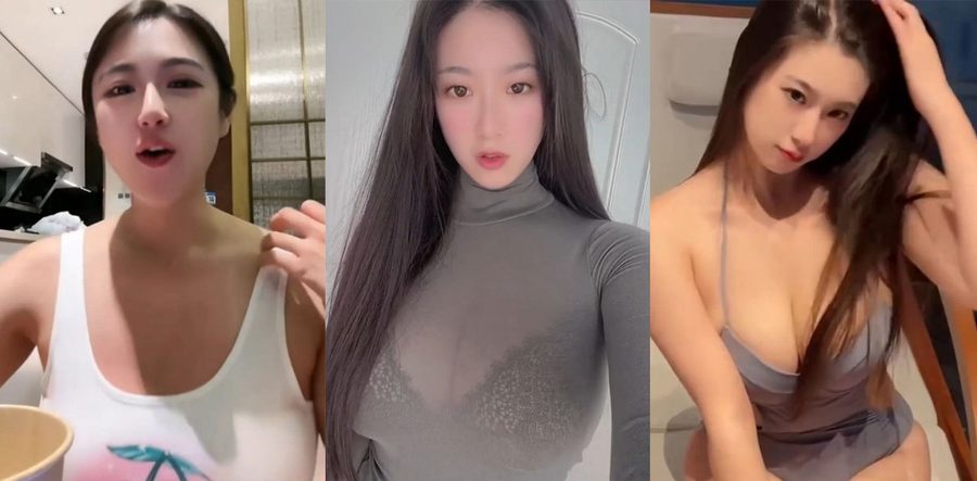 抖音百万粉丝迪追追真空直播太炸裂！奶头硬挺全程任观众意淫，骚浪动作一帧帧让人血脉喷张！