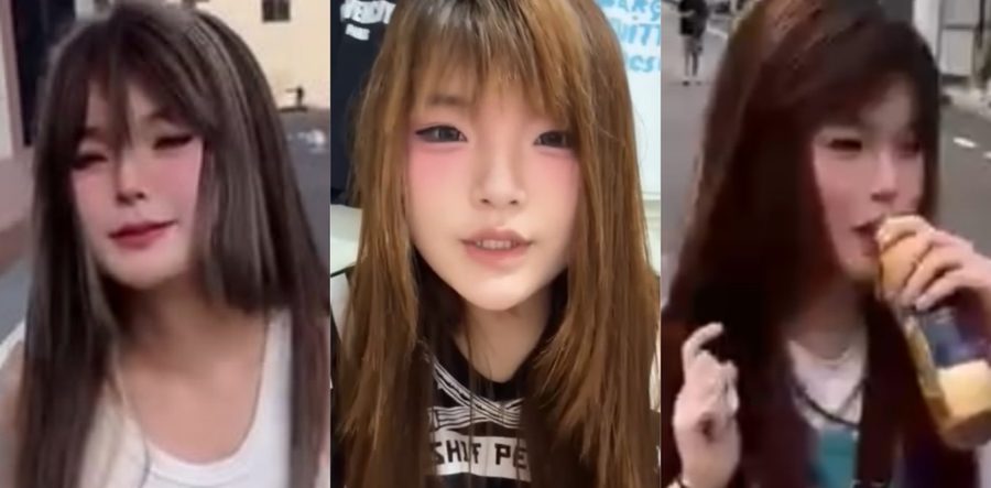 百万源快手拽姐反差萌 精神小妹魔性整活地震多重特写名场面