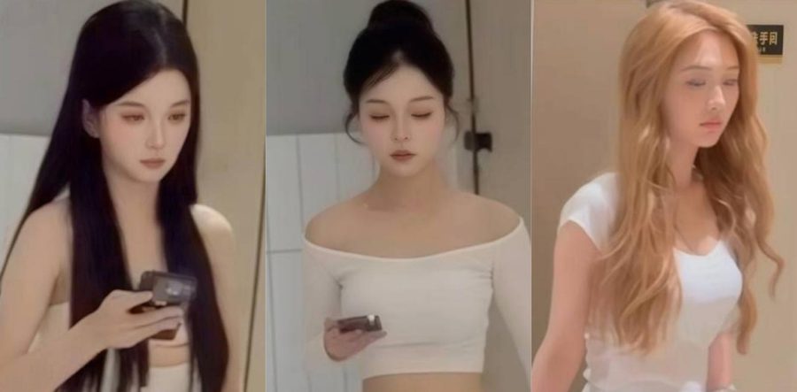 女厕偷拍反差巨乳女大黑丝制服蹲坑放尿 翘臀磨损肥B自拍镜子诱惑精品厕拍
