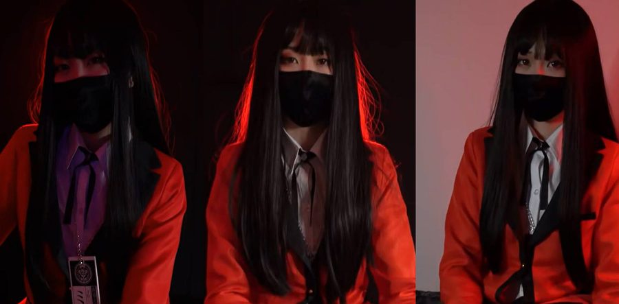 玩偶姐姐cos蛇喰梦子 红瞳黑丝魅魔属性爆发 紧致小穴被狂插至神情销魂