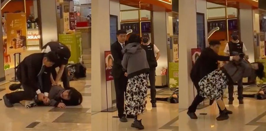 南宁航洋购物中心女厕血案！男扮女装男子持刀狂捅女coser 现场惊悚视频疯传受害者一动不动