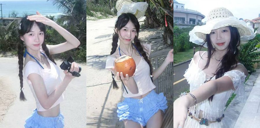 贵州师范大学韦新紫约炮金主！清纯学霸秒变母狗，酒店上位浪叫高潮，太刺激了！