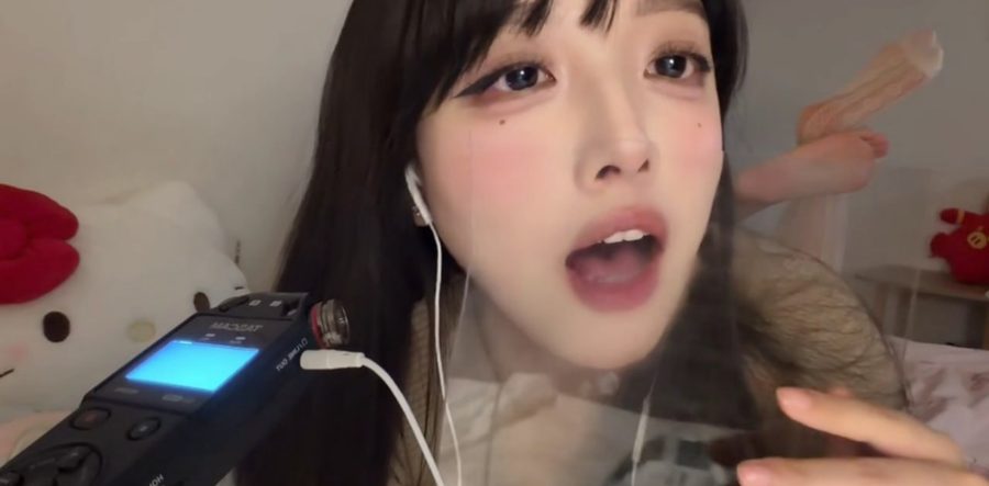 ASMR小鸟大王卧室亚克力板狂舔口水 多角度舌头摩擦声控福利