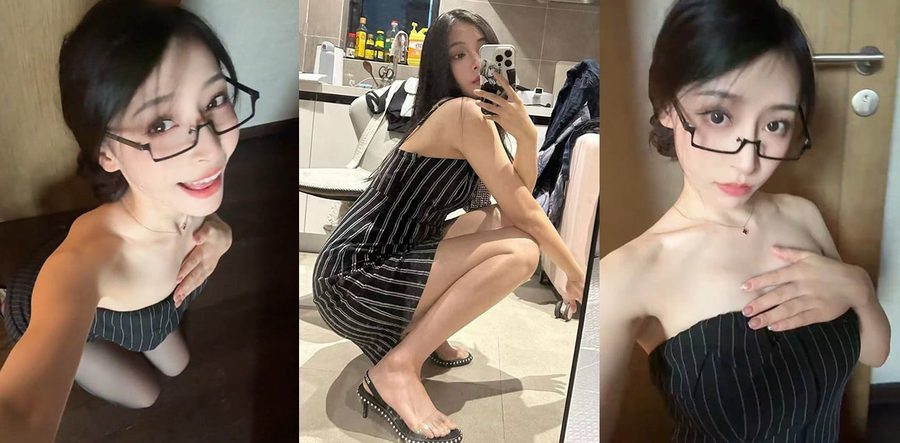 反差炸裂！杭州外国语学院校花张怡穿演出服被主人调教，多P狂欢一边舔一边被猛干全程露脸！