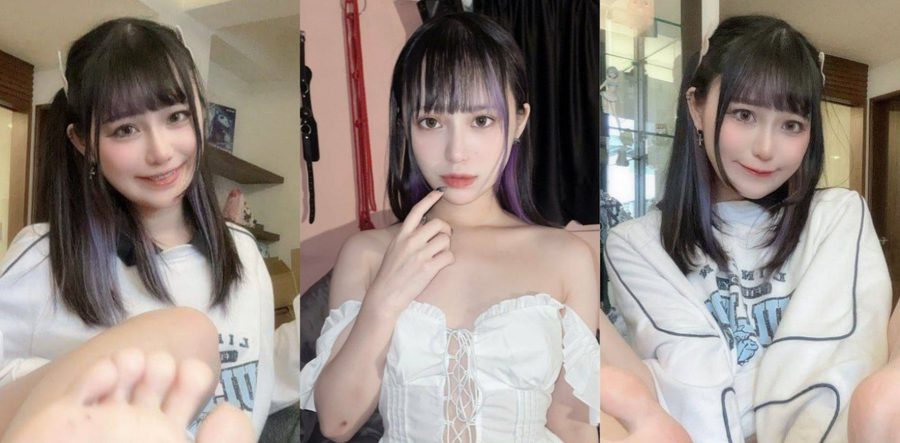 OnlyFans高颜值素人台妹 初下海萝莉脸穴同框自慰 白虎嫩穴特写高潮
