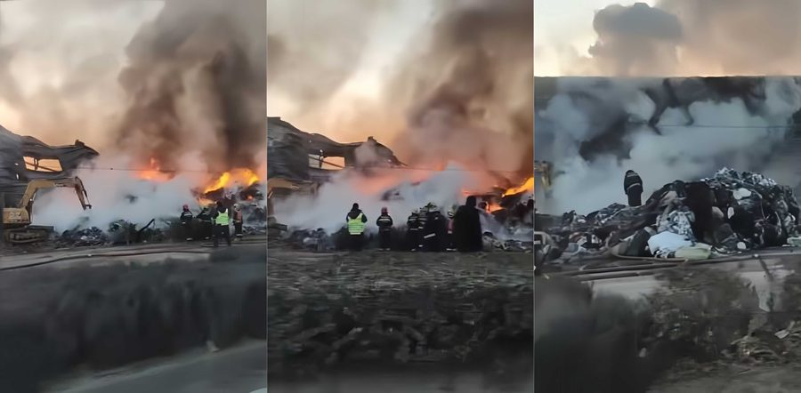保定蠡县毛纺厂大火事件曝光！凌晨5点30分厂房瞬间起火浓烟冲天 现场视频太吓人了！