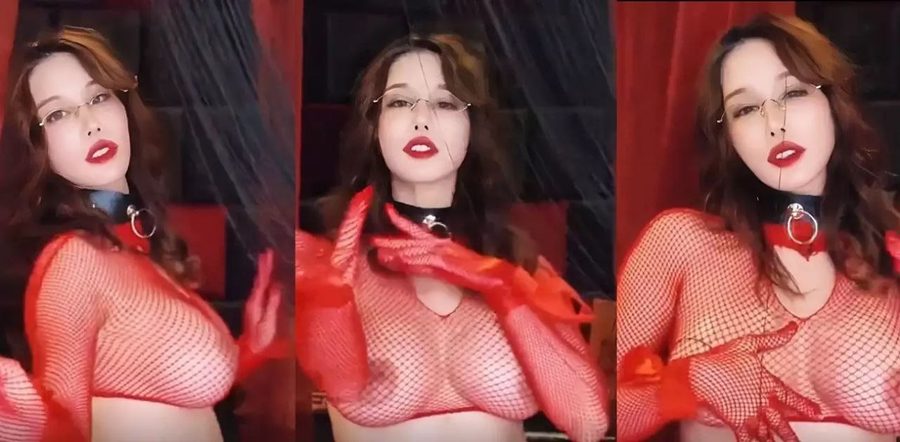 OnlyFans台湾网黄辛尤里 恶魔系红丝眼镜魅魔的诱惑调教之旅