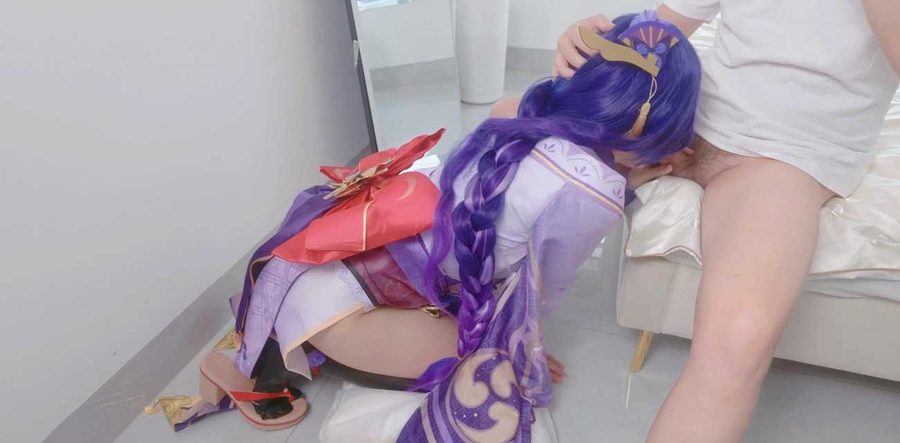 OnlyFans福利姬 米胡桃 最新福利 cosplay雷电将军 稻妻的裁决者 旅行者的肉便器