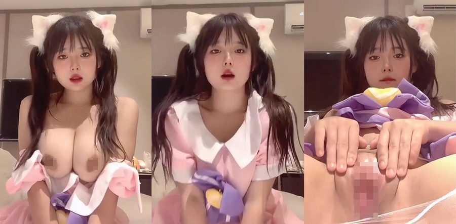 福利姬小包子发骚视频泄漏！童颜巨乳黑丝制服喊爸爸 被爆插到粉鲍狂颤浪叫不停！