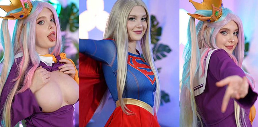 欧美网红alexislusttt最新Cosplay，游戏人生白人女超人，巨乳翘臀玩具后入抽插高潮喷水反差视频曝光