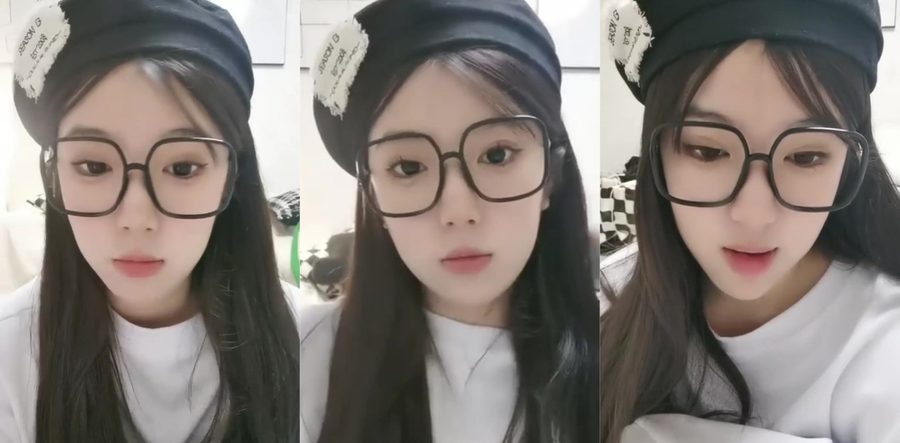 高颜值巨乳眼睛婊精神小妹李娜 反差自慰摸胸 淫叫激情对白淫荡