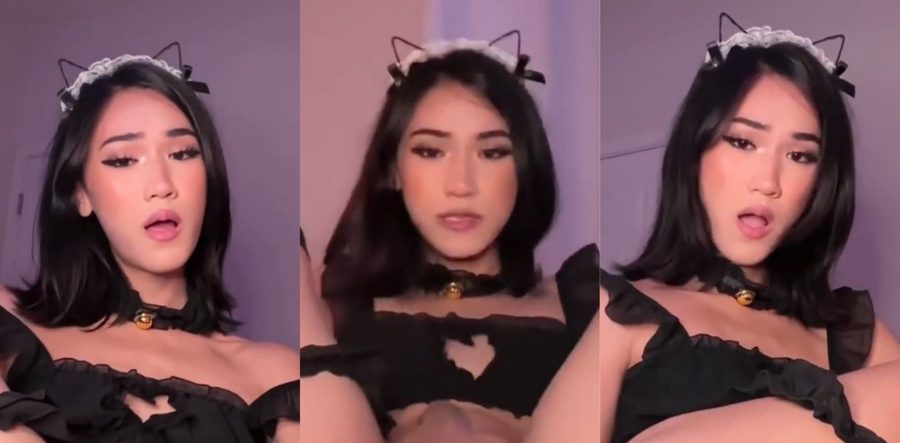 高颜值性感TS伪娘 tskbby cosplay猫耳情趣套装 居家阳具自慰肛交后庭高潮