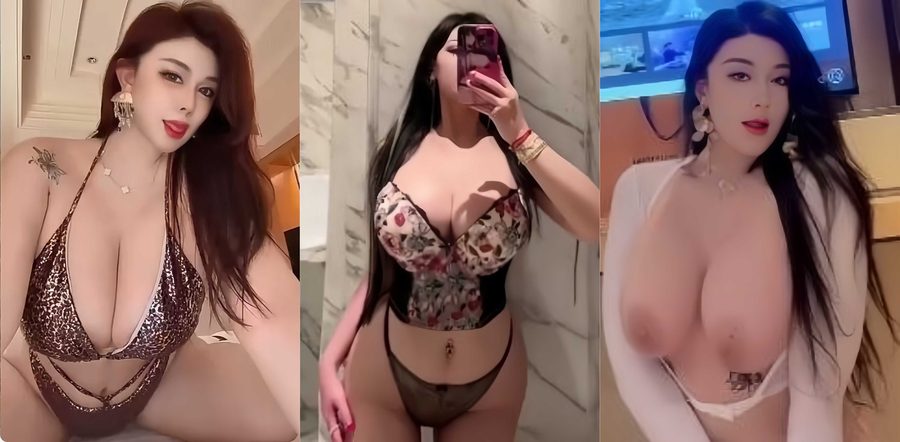 抖音百万网红大诗瑶芷仪G宝 bbw付费视频曝光！透视白纱巨乳诱惑骚穴后入画面骚炸！
