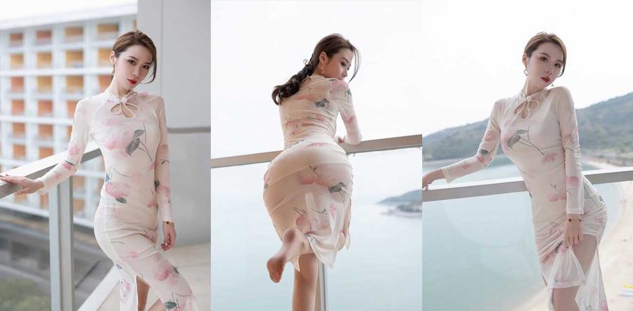 秀人网模特梦心玥私人定制写真福利 御姐风大尺度漏点付费套图流出