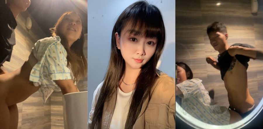 河南焦作游泳博主小酒窝与精神小伙私拍不雅视频 露脸深喉口交吞鸡 分手后被泄密流出