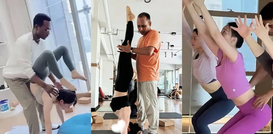 郑州印度瑜伽教练 沙洪 偷拍女学员隐私 约炮学员后低角度上传海外平台